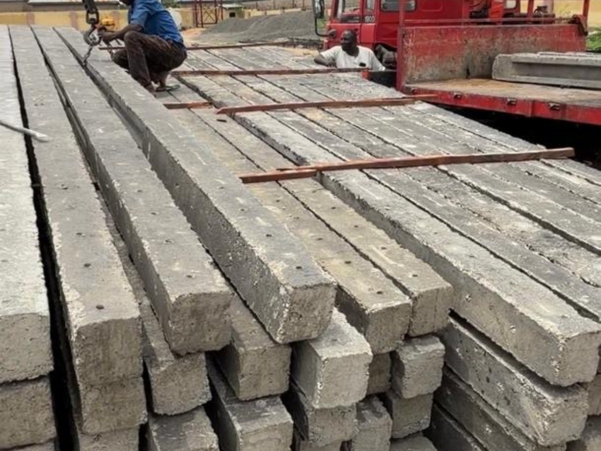 High Tension concrete poles